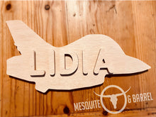 Load image into Gallery viewer, Custom Name Puzzle (F-16)
