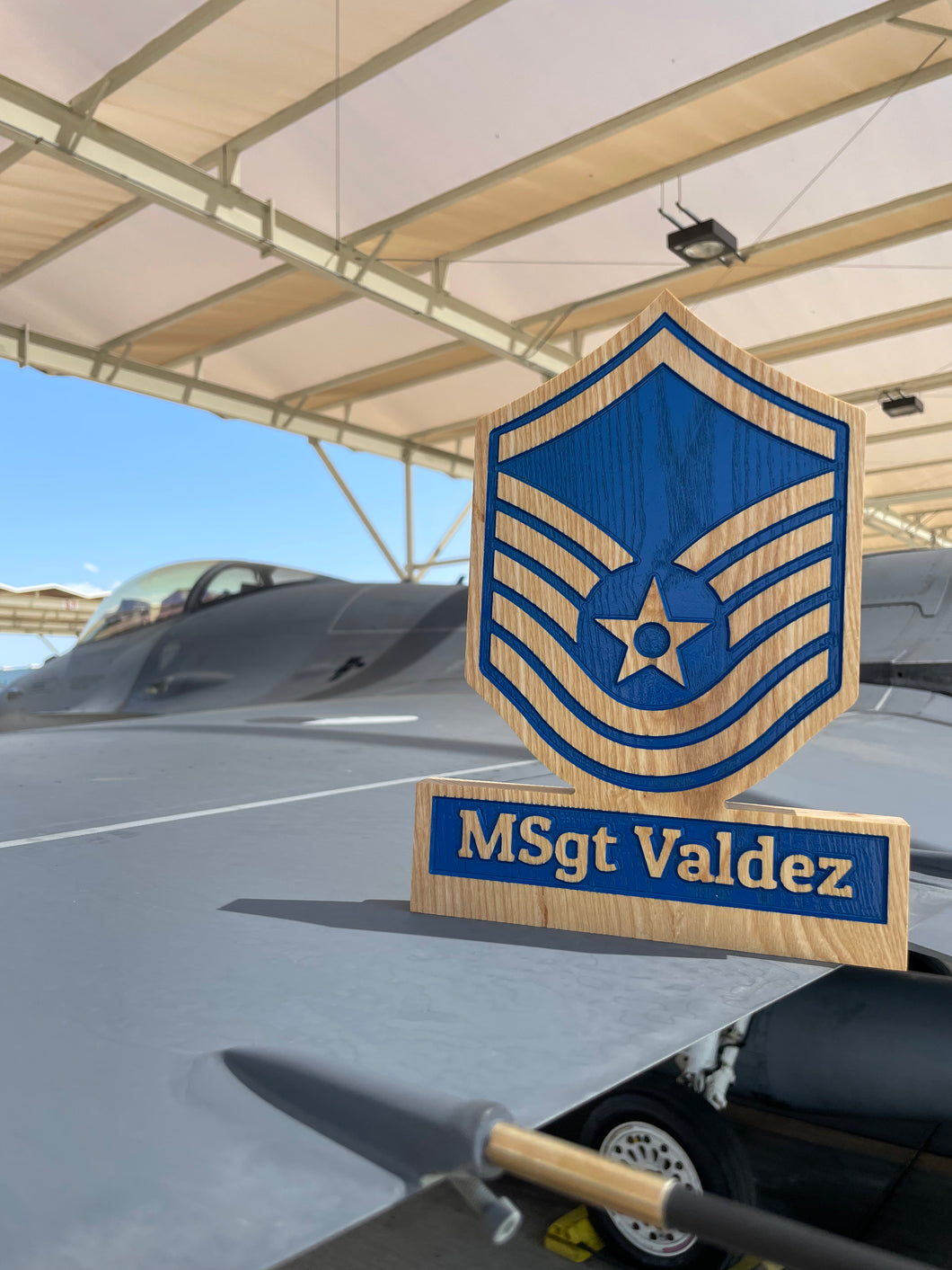 Personalized MSgt Plaque